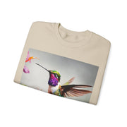 Ladies Humming Bird Print Sweatshirt