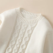 Knitted Baby Quilted Sweater - GlassyTee