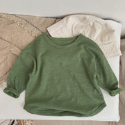 Baby unisex Solid Colour Pullover Tops - GlassyTee