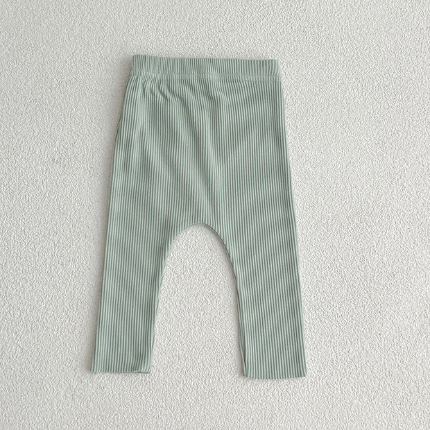 Solid Color Soft Cotton Comfy Leggings-9